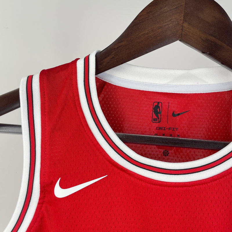 Regata Infantil Chicago Bulls Icon Edition 17/23 - Rei da Pelada