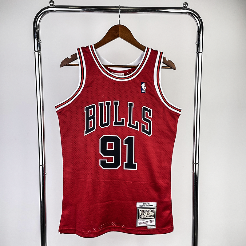 Regata Mitchell & Ness Chicago Bulls 1986-1987 Vermelha - Rei da Pelada