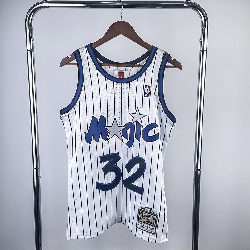 Regata Mitchell & Ness Orlando Magic Shaquille O'Neal 1994-1995 Branca - Rei da Pelada