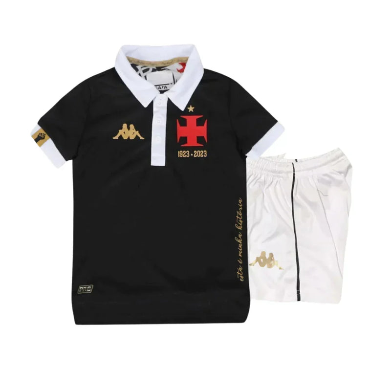 Kit Infantil Vasco da Gama III 23/24 - Preto