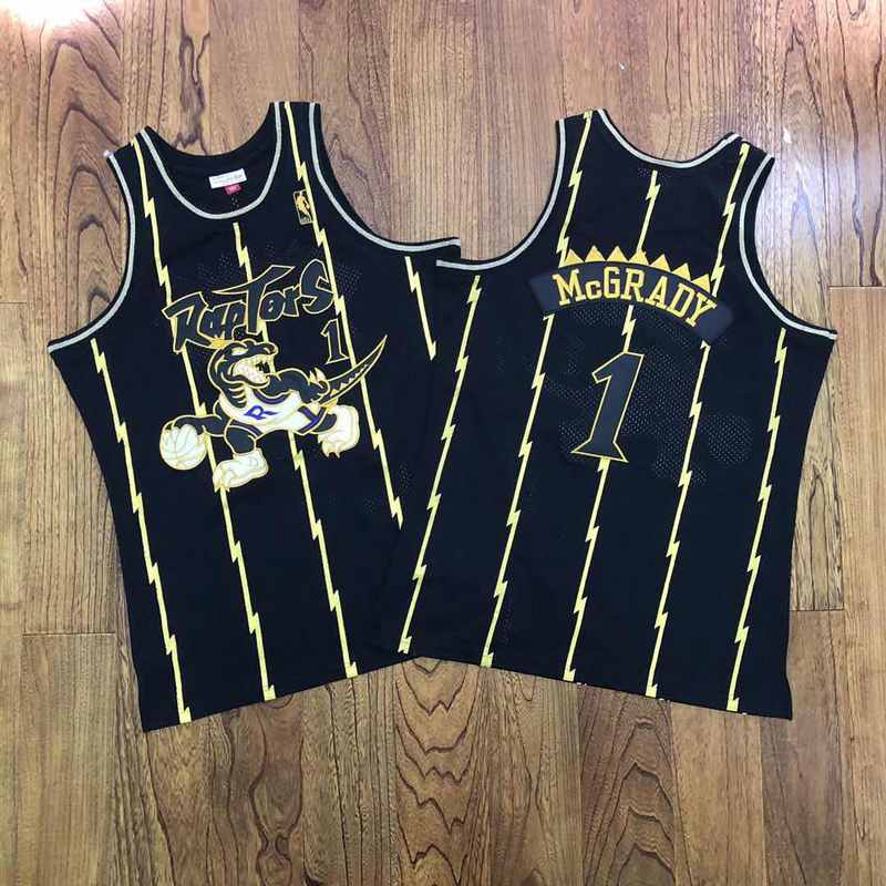 Regata Toronto Raptors Mitchell & Ness Black/Gold 98/99 - Rei da Pelada