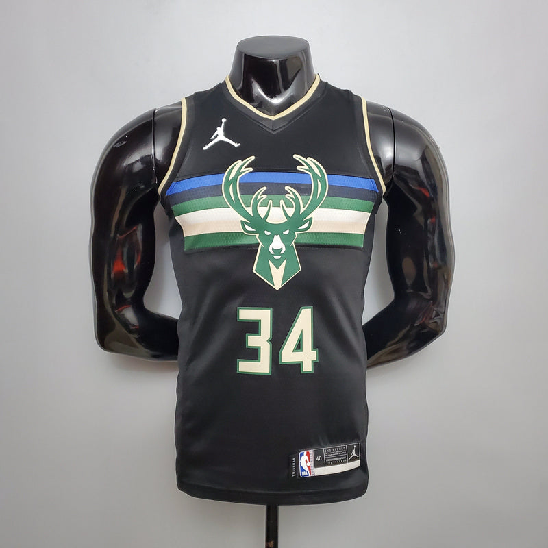 Regata Milwaukee Bucks Statement Edition 20/22 - Rei da Pelada