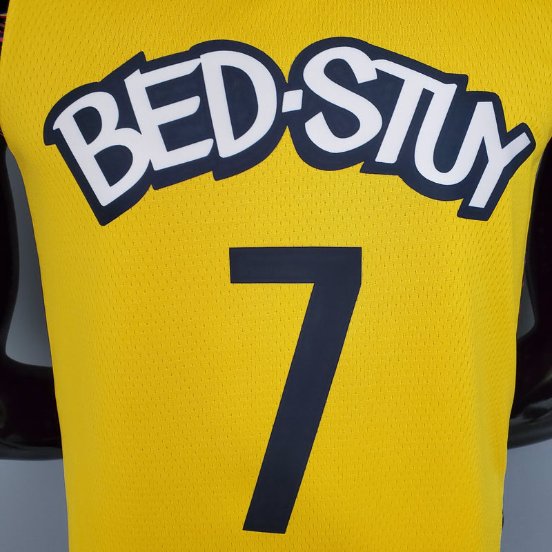 Regata Brooklyn Nets Commemorative Edition Yellow 20/21 - Rei da Pelada