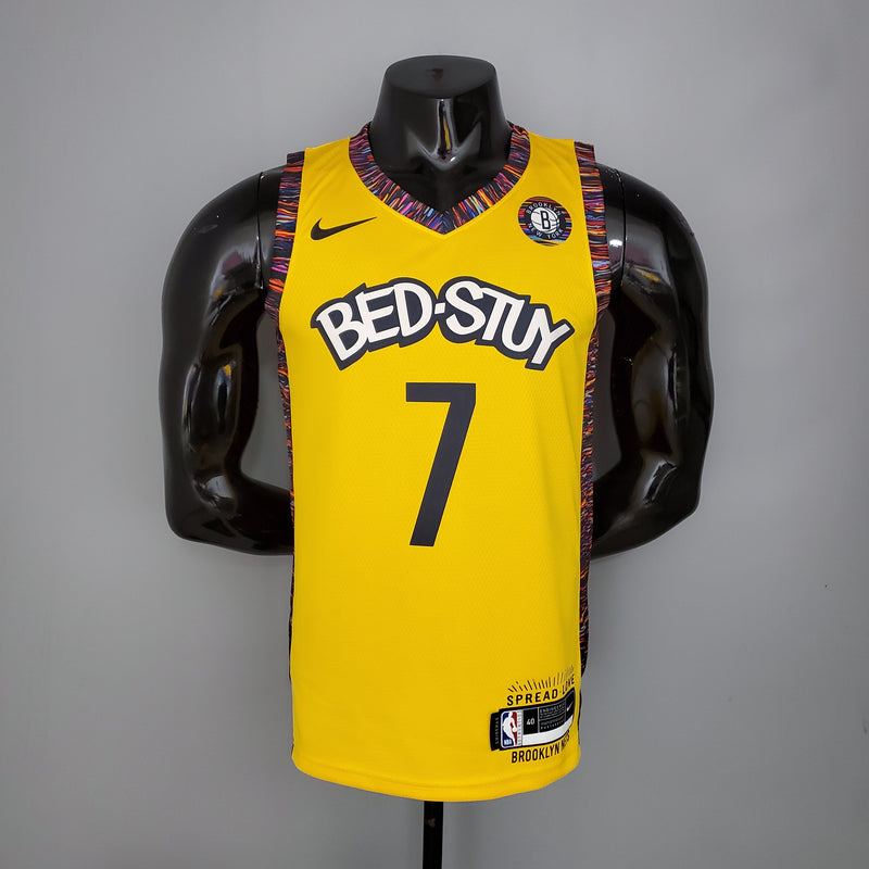 Regata Brooklyn Nets Commemorative Edition Yellow 20/21 - Rei da Pelada