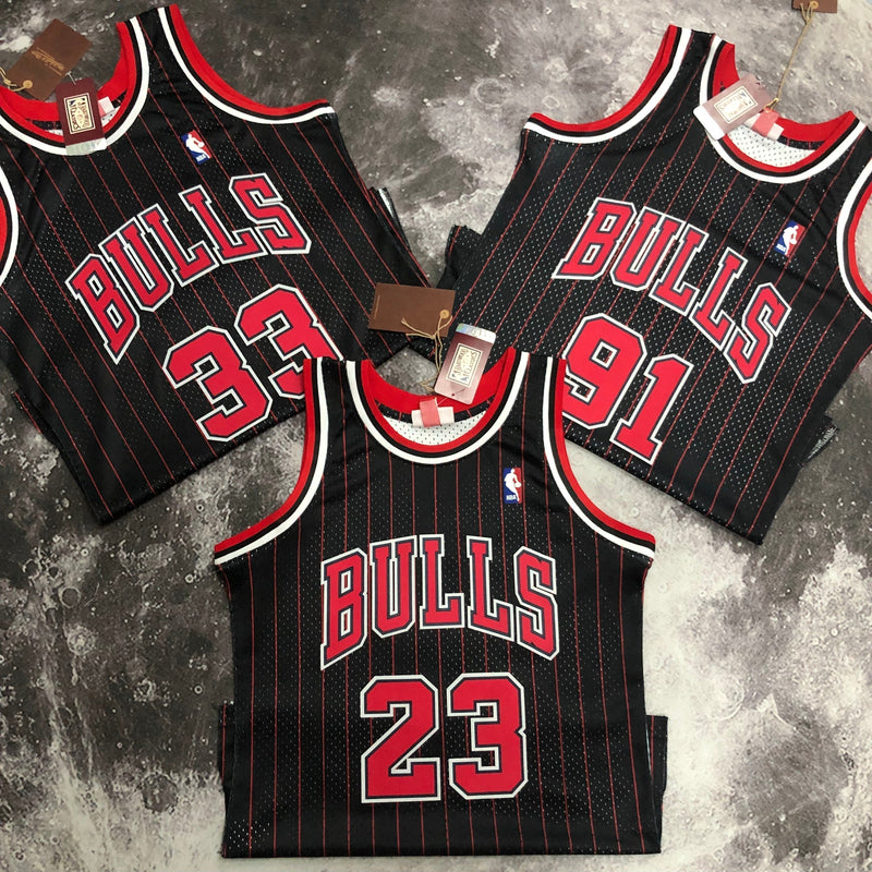 Regata Chicago Bulls Alternative Mitchell & Ness 95/96 - Rei da Pelada