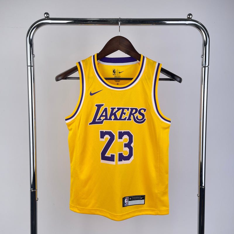 Regata Infantil Los Angeles Lakers Icon Edition 21/22 - Rei da Pelada