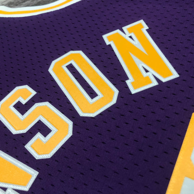 Regata Los Angeles Lakers Mitchell & Ness Away 84/85 - Rei da Pelada