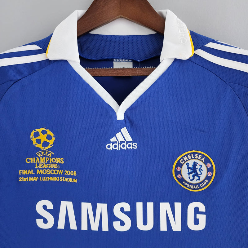 Camisa Retrô Chelsea FC 2008/09 Home Champions League Edition