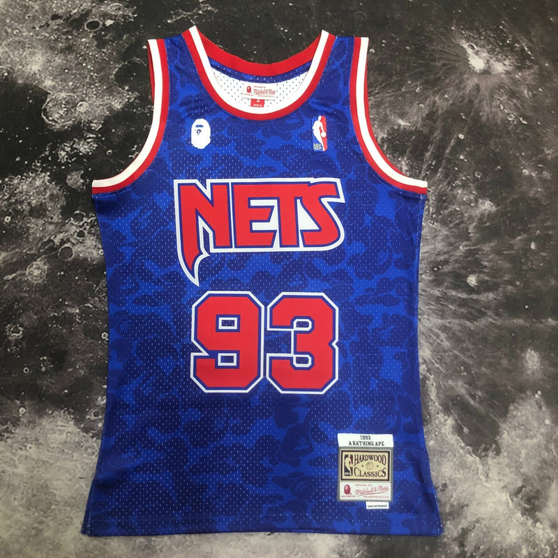 Regata Brooklyn Nets Mitchell & Ness Bape 93 - Rei da Pelada