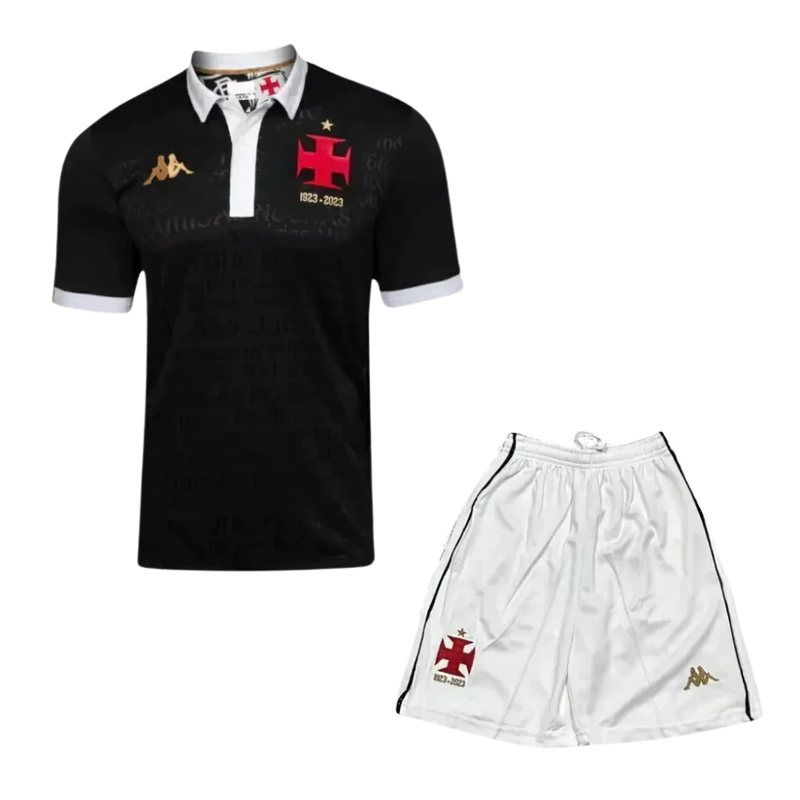 Kit Infantil Vasco da Gama III 23/24 - Preto