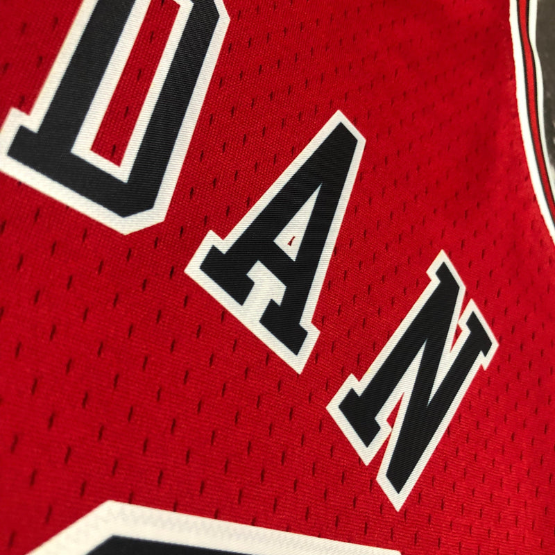 Regata Mitchell & Ness Chicago Bulls 1986-1987 Vermelha - Rei da Pelada