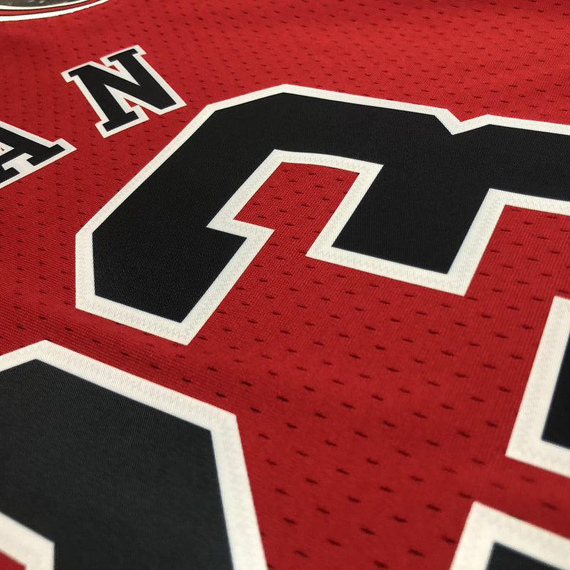 Regata Mitchell & Ness Chicago Bulls 1986-1987 Vermelha - Rei da Pelada