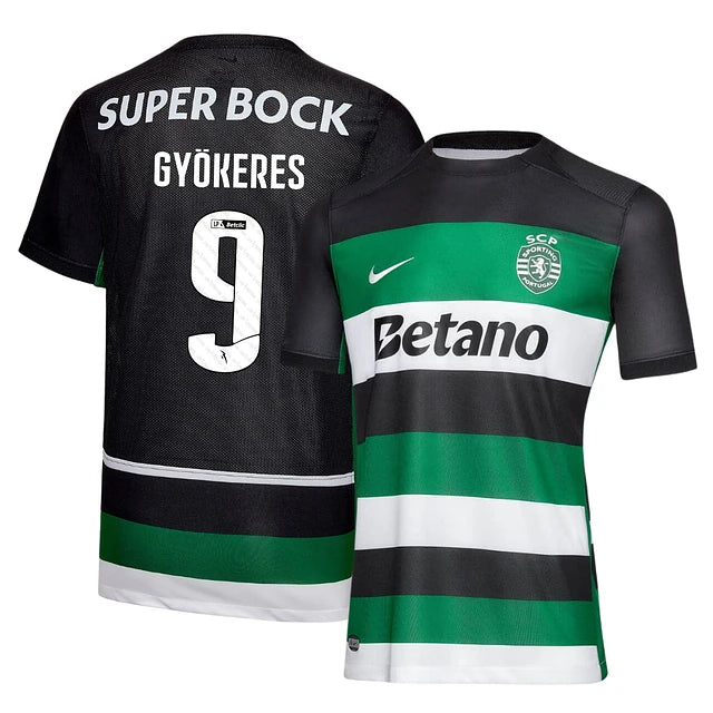 Camisa do Sporting 2024/25 Home + Gyokeres #9