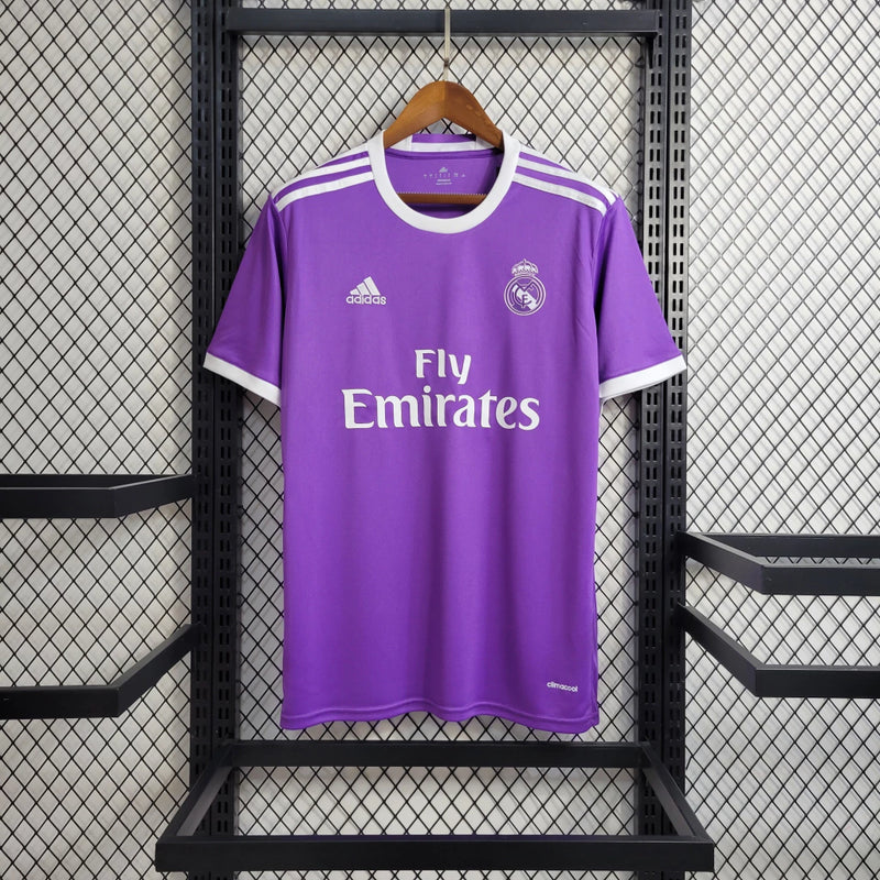 Camisa Retrô Real Madrid Away 16/17 Adidas Torcedor Masculina