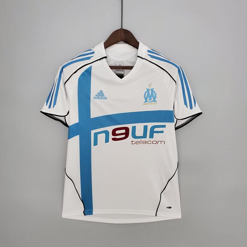 Camisa Olympique de Marseille Home (1) 2005/06 Adidas Retrô Masculina