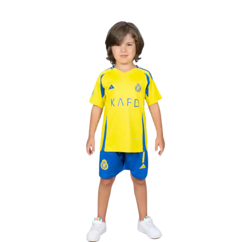 Kit Infantil Al-Nassr 24/25 - Home - CRISTIANO RONALDO