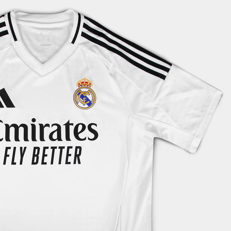 Camisa Real Madrid 24/25 Home - Masculina - Modelo Torcedor - Branca