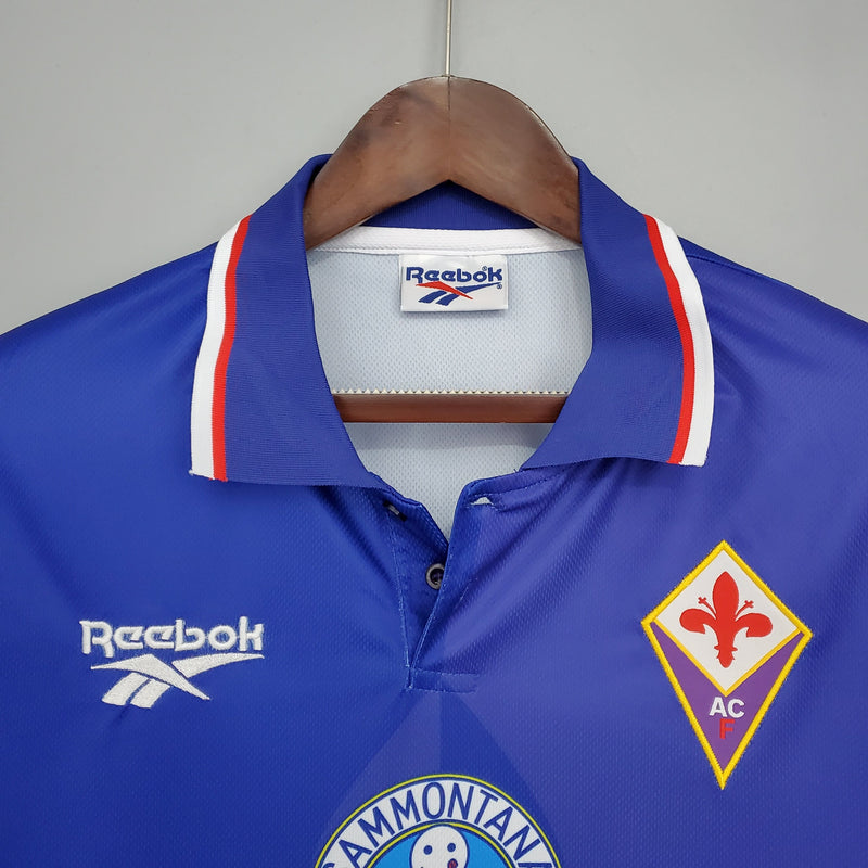 Camisa Fiorentina Home (1) 1995/96 Reebok Retrô Masculina