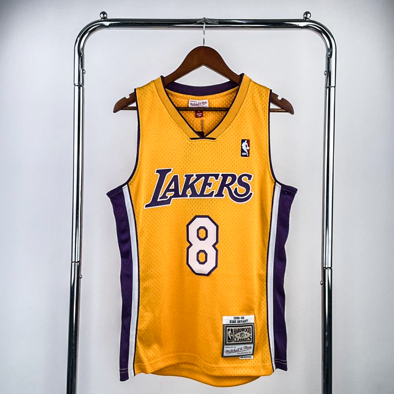 Regata Mitchell & Ness Los Angeles Lakers 1999-00 Dourada - Rei da Pelada