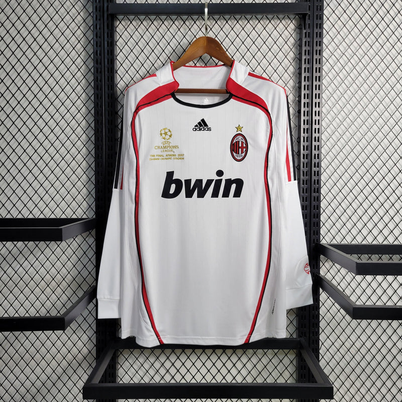 Camisa Milan Away (2) 2006/07 Adidas Retrô Manga Longa Masculina