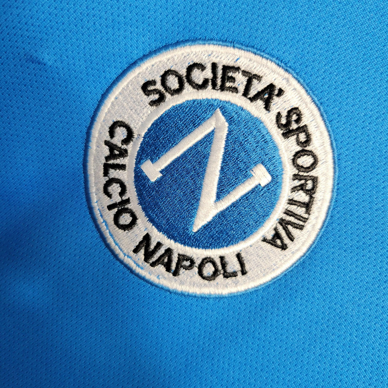 Camisa Napoli Home (1) 1988/89 Retrô Masculina