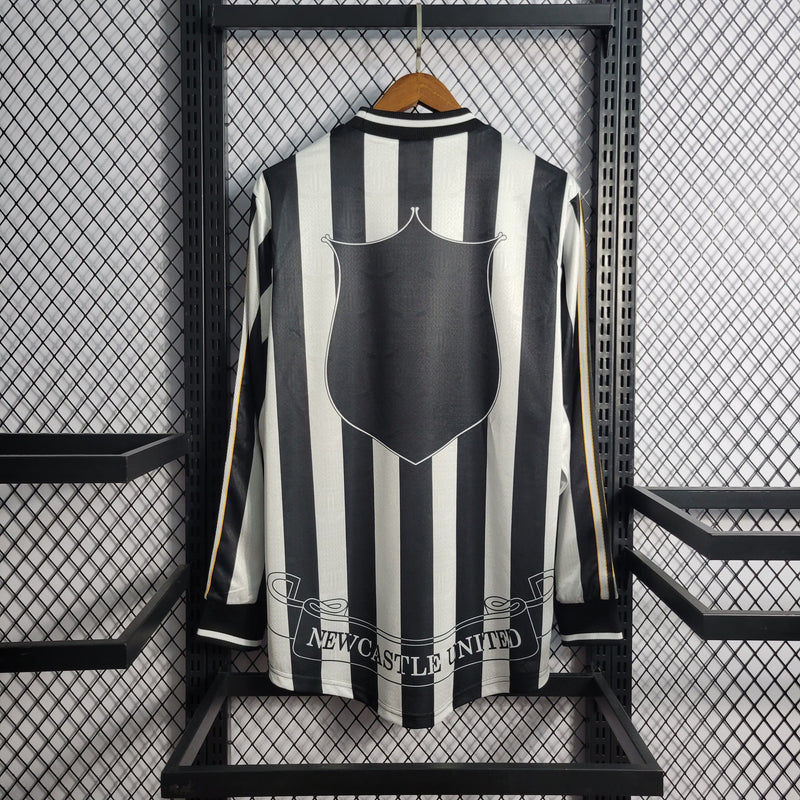 Camisa Newcastle Home (1) 1995/97 Adidas Retrô Manga Longa Masculina