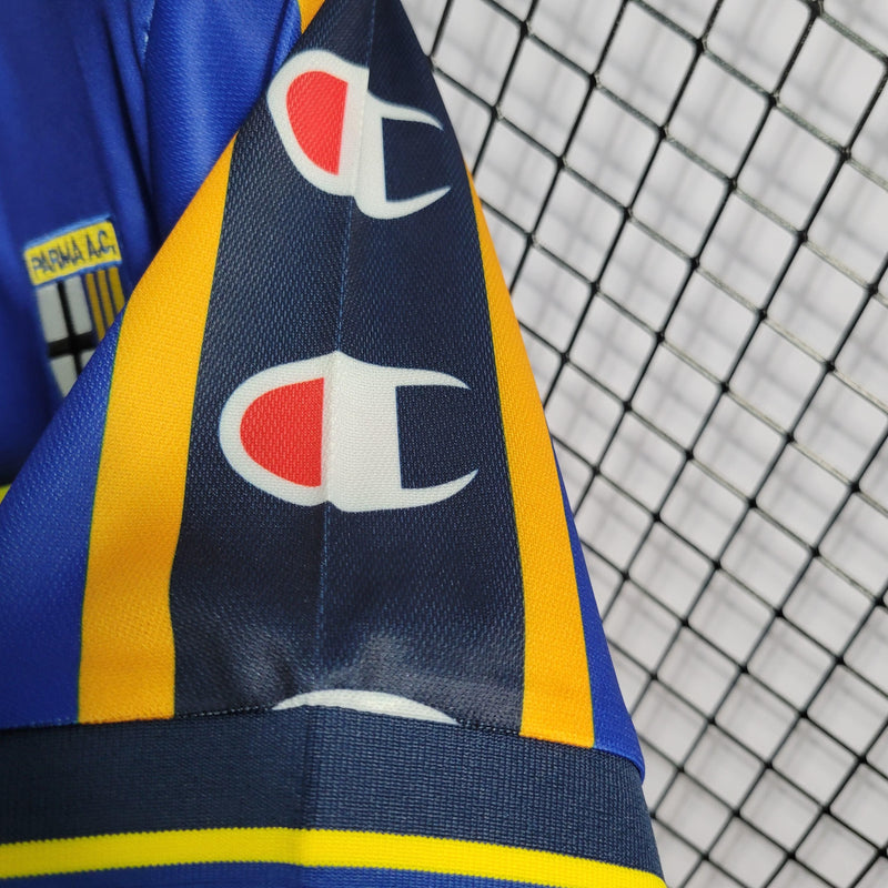 Camisa Parma Home (1) 2001/02 Champion Retrô Masculina