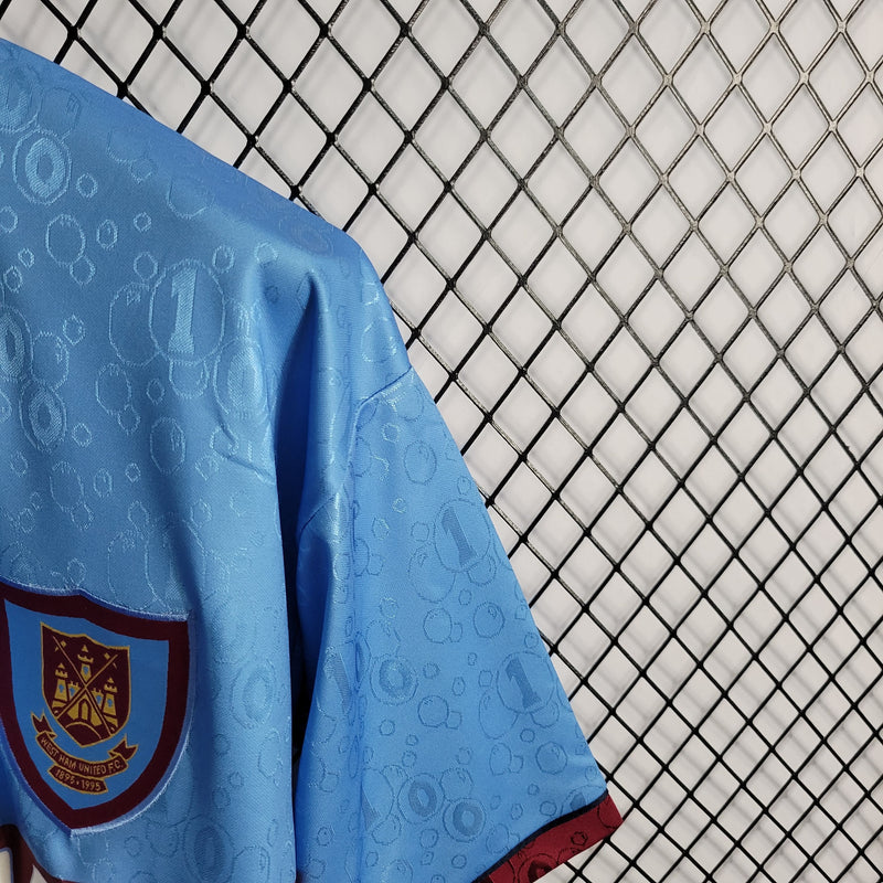 Camisa West Ham Away (2) 1995/97 Pony Retrô Masculina