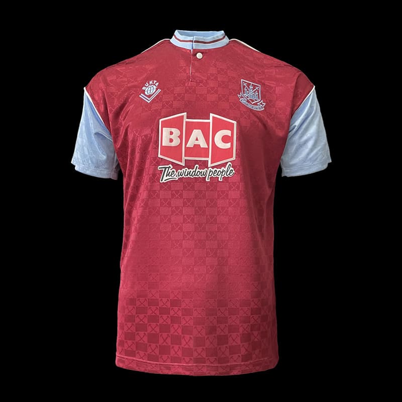 Camisa West Ham Home (1) 1989/90 Bukta Retrô Masculina