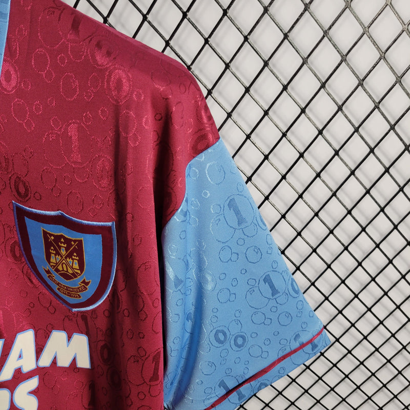 Camisa West Ham Home (1) 1995/97 Pony Retrô Masculina