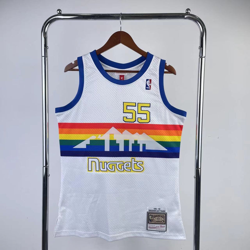 Regata Denver Nuggets Mitchell & Ness Home 91/92 - Rei da Pelada