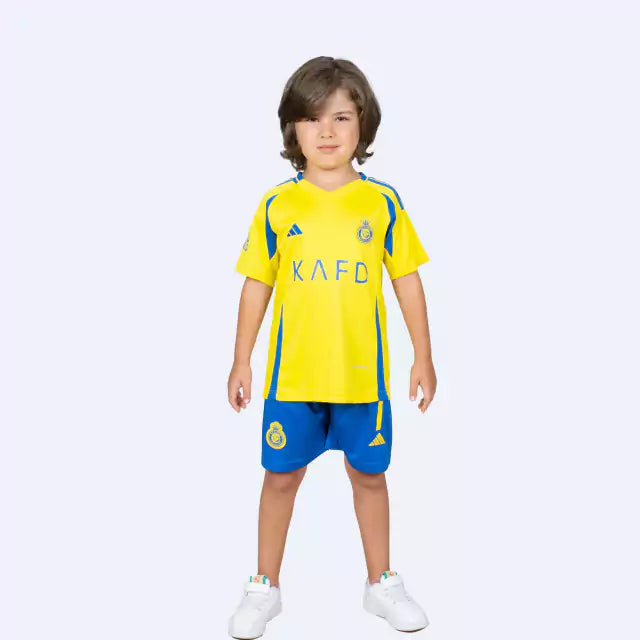 Kit Infantil Al-Nassr 24/25 - Home - CRISTIANO RONALDO