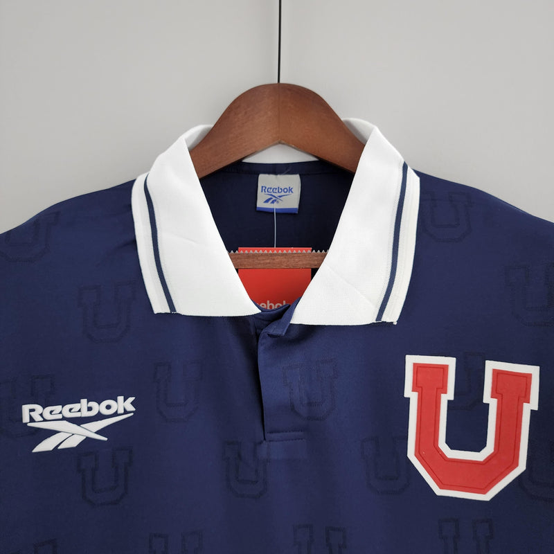 Camisa Universidad De Chile Home (1) 1998 Reebok Retrô Manga Longa Masculina