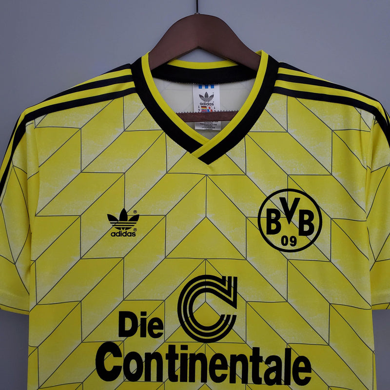 Camisa Borussia Dortmund Home (1) 1988 Adidas Retrô Masculina