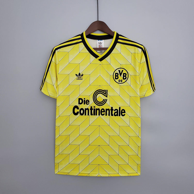 Camisa Borussia Dortmund Home (1) 1988 Adidas Retrô Masculina