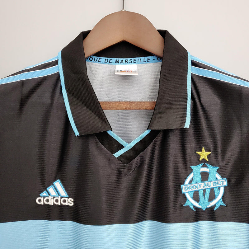 Camisa Olympique de Marseille Third (3) 1999/00 Adidas Retrô Masculina