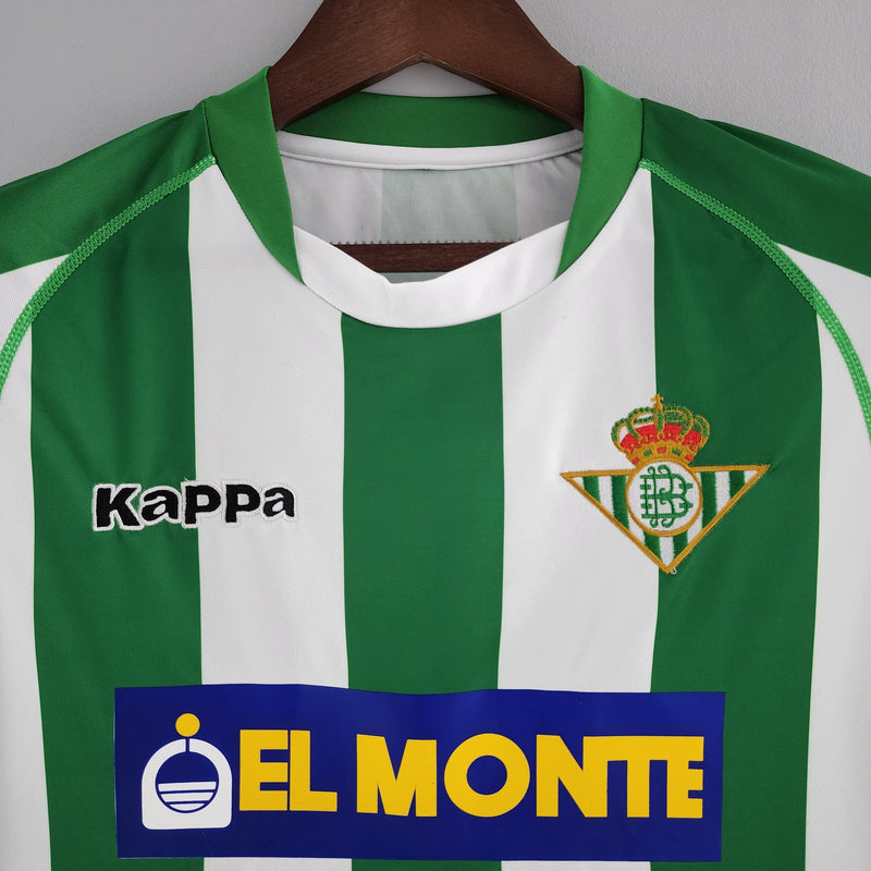 Camisa Real Betis Home (1) 2001/02 Kappa Retrô Masculina