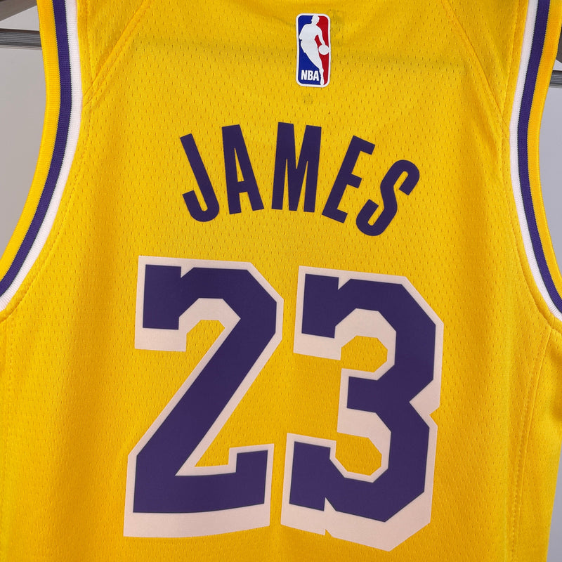 Regata Infantil Los Angeles Lakers Icon Edition 21/22 - Rei da Pelada