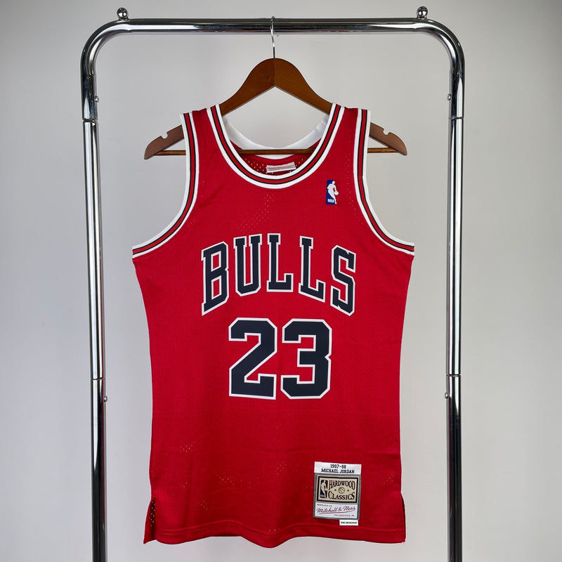 Regata Chicago Bulls Away Mitchell & Ness 97/98 - Rei da Pelada