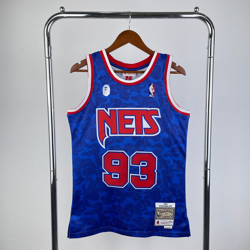 Regata Brooklyn Nets Mitchell & Ness Bape 93 - Rei da Pelada