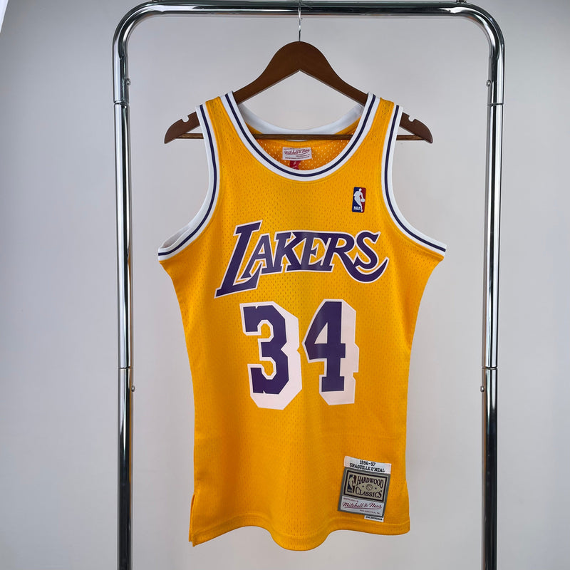 Regata Los Angeles Lakers Mitchell & Ness Home 96/97 - Rei da Pelada