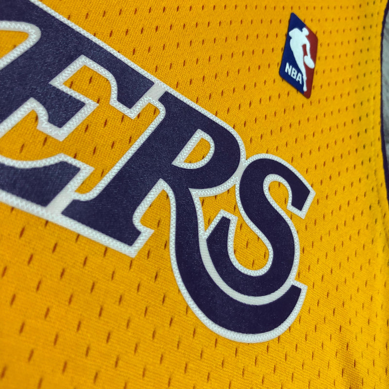 Regata Mitchell & Ness Los Angeles Lakers 1999-00 Dourada - Rei da Pelada