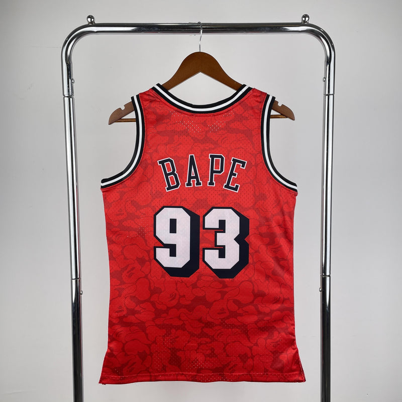 Regata Mitchell & Ness x BAPE - Miami Heat - Rei da Pelada