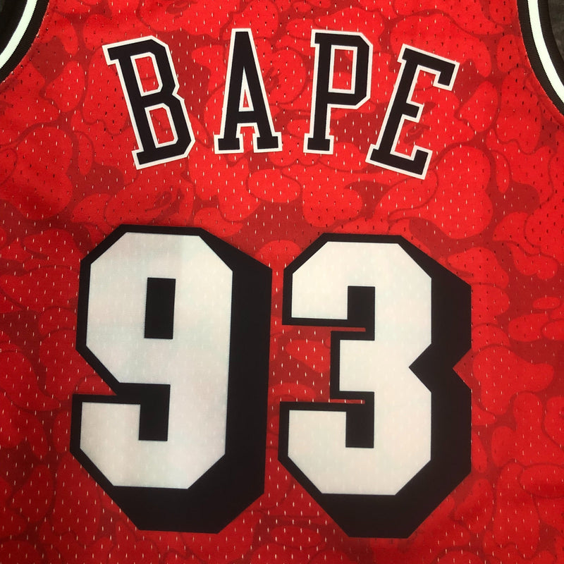 Regata Miami Heat Mitchell & Ness BAPE Edition 1993 - Rei da Pelada