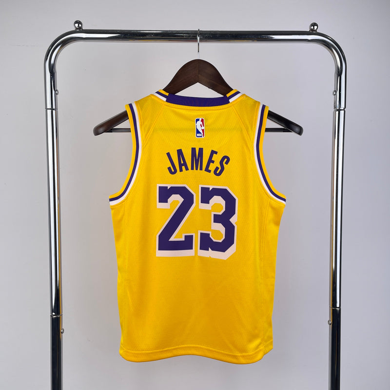 Regata Infantil Los Angeles Lakers Icon Edition 21/22 - Rei da Pelada