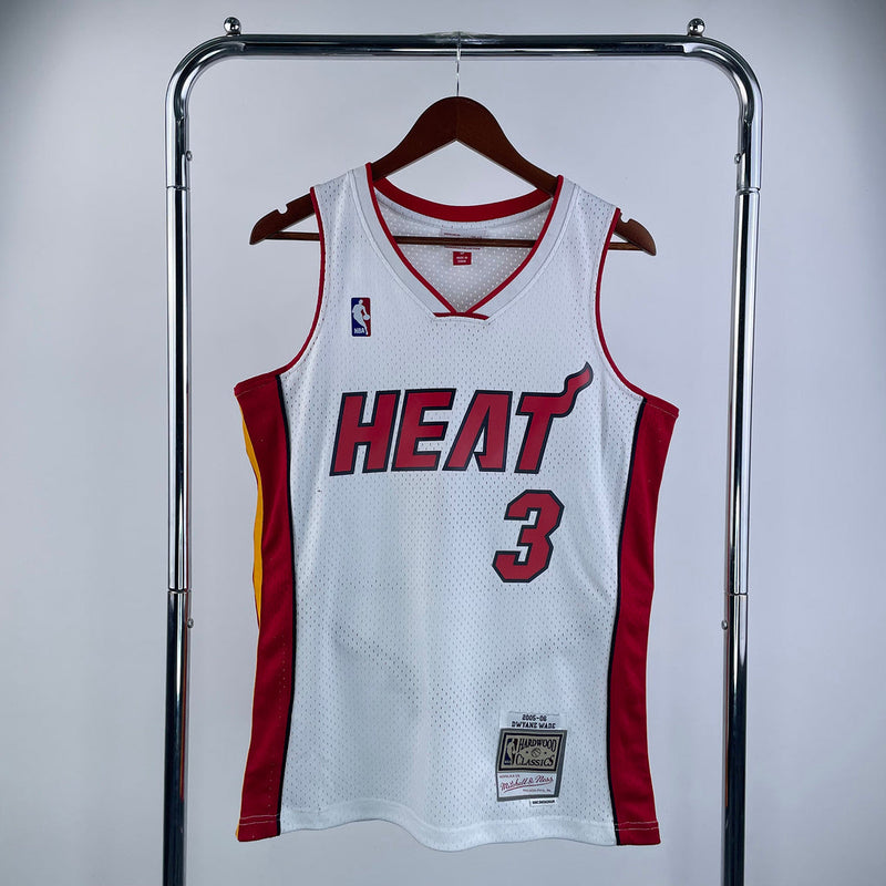 Regata Miami Heat Mitchell & Ness Home Edition 05/06 - Rei da Pelada