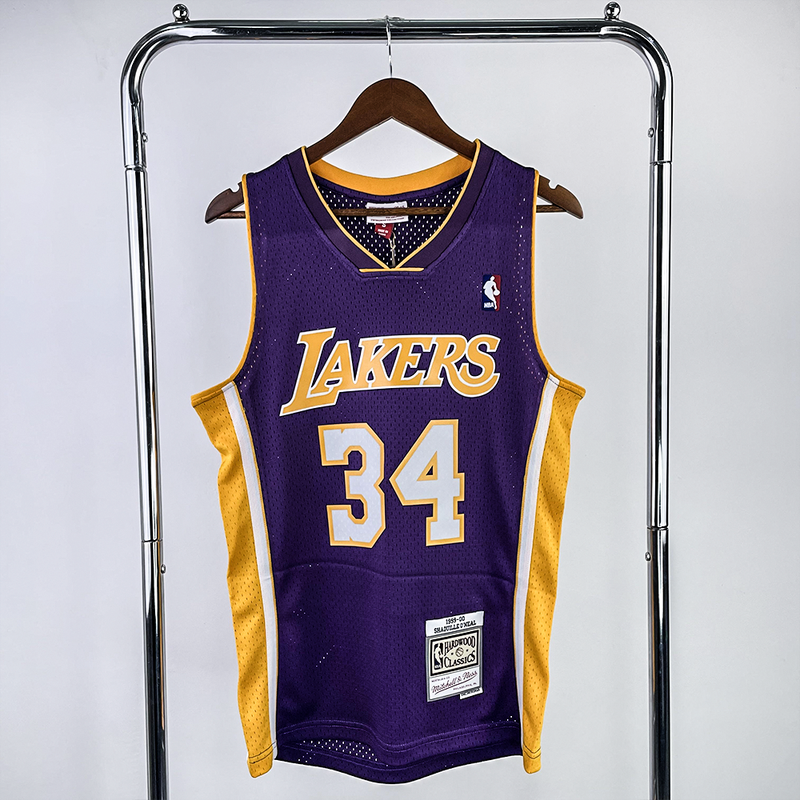 Regata Mitchell & Ness Lakers Shaquille O'Neal 1999-2000 Roxa - Rei da Pelada