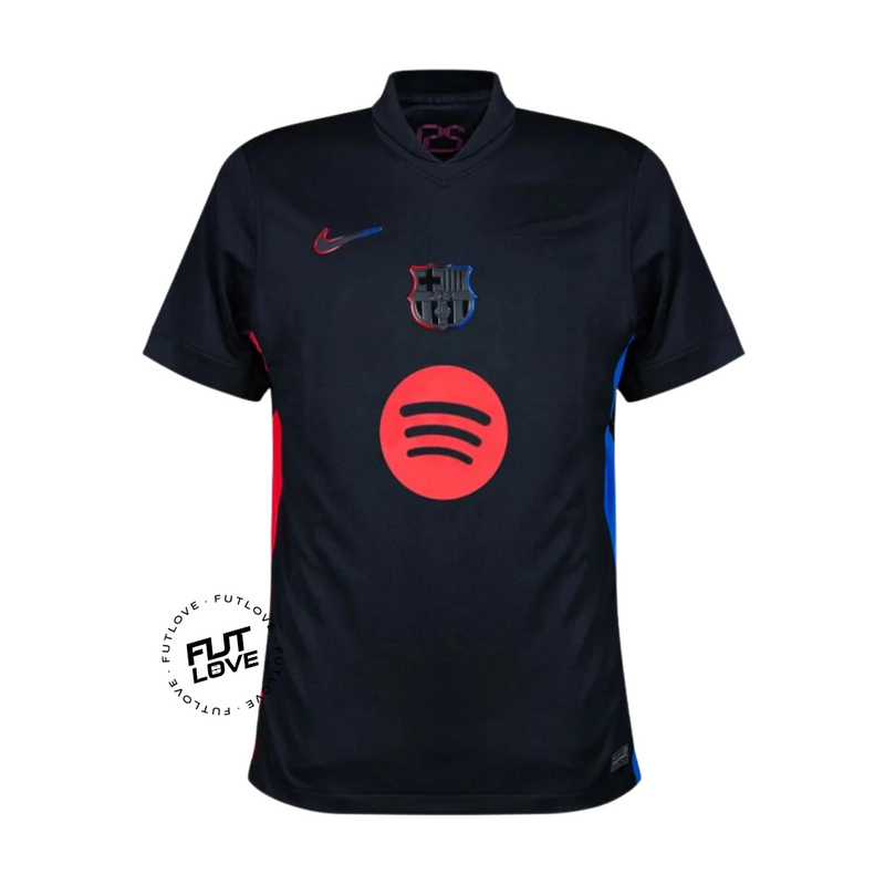 Camisa Barcelona Away 2024/2025 - Preta - Torcedor Masculina