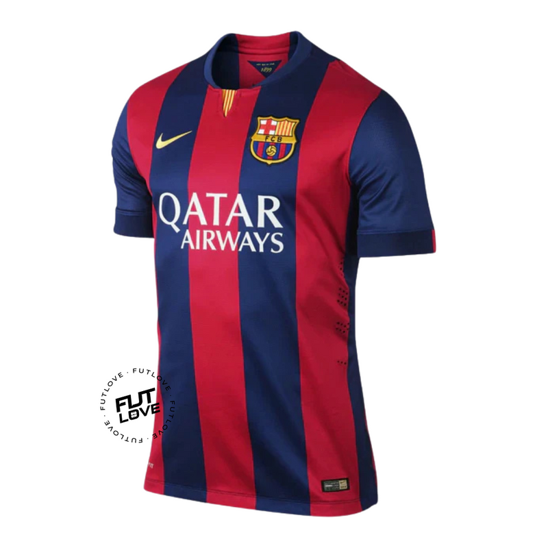 Camisa Retrô Barcelona Home 14/15 Nike Torcedor Masculina