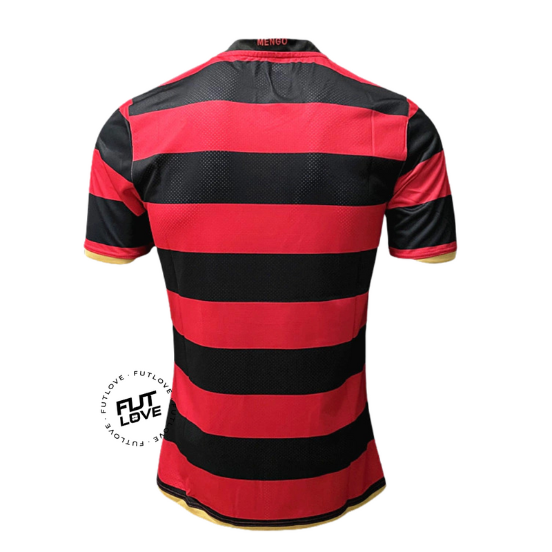 Camisa Flamengo Retrô 2008/2009 - Vermelha e Preta - Masculina